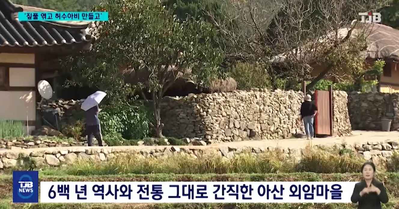 [TJB 8 뉴스] '짚풀로 즐기는 가을 정취'.. 외암마을 짚풀문화제 개막