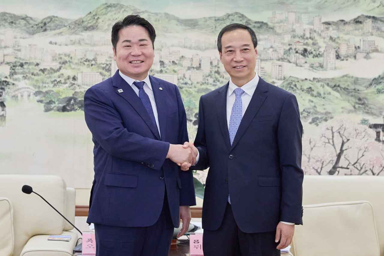 오세현 아산시장, 중국 동관시 방문…경제·산업 협력 논의